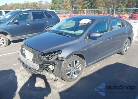 2018 Hyundai Ioniq Hybrid Limited из США, поврежденный, VIN KMHC85LC3JU065214